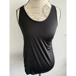 Lululemon‎ Essential Tank Pleated Back Black Size 2 thumbnail 4