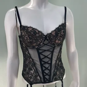 Victoria’s Secret Sexy Bustier Black with lace thumbnail 2