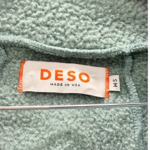 Deso Tioga Half-Zip Pull Over Fleecek Sweater S/M Fall Winter‎ Cozy Warm thumbnail 5