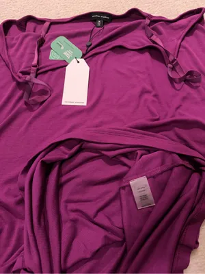 NWT Universal Standard purple slip dress with adjustable spaghetti straps in M thumbnail 2