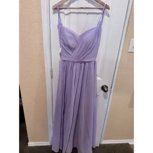 Kimora Floor Length Spaghetti Straps Chiffon Bridesmaid Dresses size 4 thumbnail 4