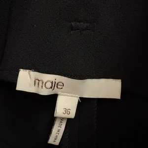 MAJE Ima Floral Embroidered Shorts Floral Preppy Size 36‎ US Small Black thumbnail 4