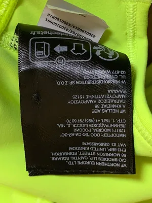The North Face Womens Sports Bra S Neon Yellow Racerback Logo Athletic Gym thumbnail 10
