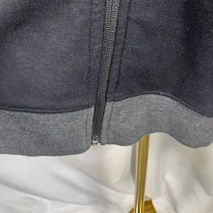 Alfani Black Zip‎ Bomber Jacket Sweatshirt Small Cotton Knit Grey Pockets New thumbnail 15