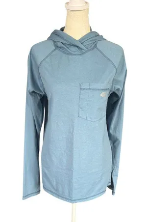 Dickies Performance Cooling Temp I.Q. light blue long sleeve hooded shirt Small thumbnail 1