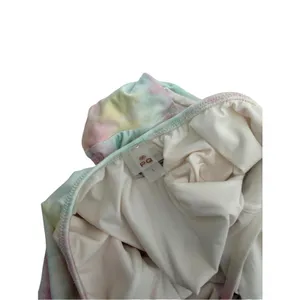 PilyQ Aphrodite Tie Dye Strappy Open Back One Piece Swimsuit Pastel Size Large thumbnail 6