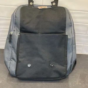 Single Zipper Cloth Backpack thumbnail 2