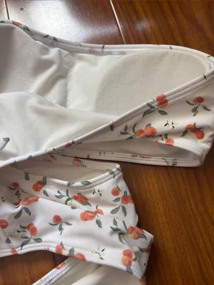 Abercrombie & Fitch Cherry Fruit One Piece Cutout One Shoulder Swim Suit thumbnail 5