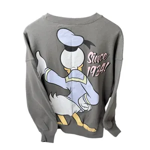 Disney Donald Duck 90th Anniversary Gray Sweater Size M Double Sided thumbnail 6