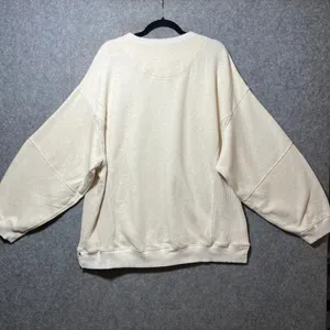 Aerie Halloween Sweatshirt Oversized Cream L Crewneck Graphic Pullover NWT thumbnail 7