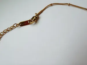 Gold Heart necklace thumbnail 3