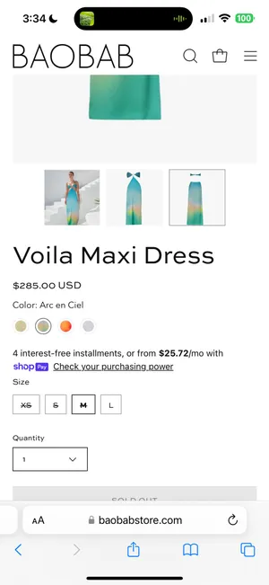 Baobab voila maxi dress thumbnail 6