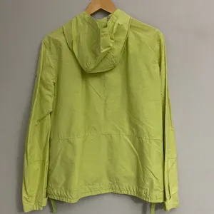 COLUMBIA Omni-Shade womens neon/yellow full zip hooded light jacket size XL thumbnail 8