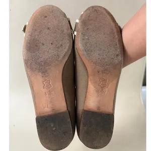 MICHAEL Michael Kors Flats Tan White Peep Toes Size US 5.5 MSRP 300$‎ thumbnail 4
