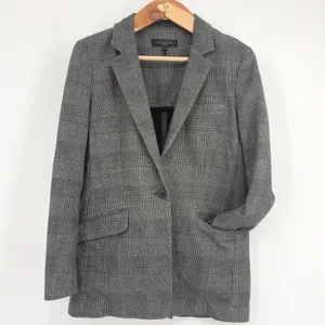 Rag & Bone Glen Plaid Blazer Parisian Workwear Office Core Capsule Wardrobe Sz 8 thumbnail 4