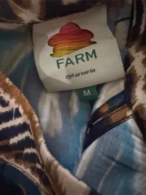 Farm Rio Pineapple Ikat Dress Anthropologie Long-Sleeve Raglan Button Size M thumbnail 12