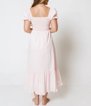 The Worth Collective - Holdyn 100% Cotton Dress Pink thumbnail 3