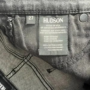 Hudson‎ Jeans The Stevie Midrise Lace Up Skinny Jeans in Vacancy Gray Size US 27 thumbnail 12