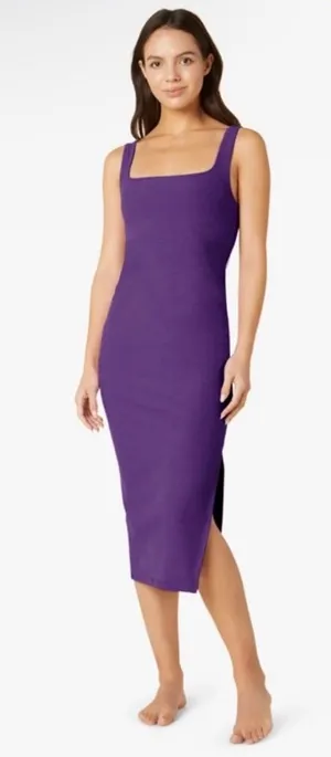 Beyond Yoga Spacedye Icon Midi Dress Size Small Purple thumbnail 1