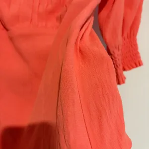 aritzia wilfred pandora puff sleeve smocked blouse fresco pink‎ size small thumbnail 6