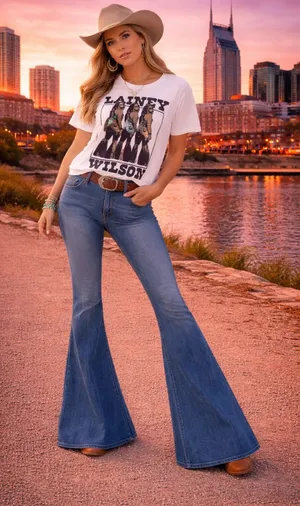 Boutique Lainey Wilson Graphic Tee sz S thumbnail 1