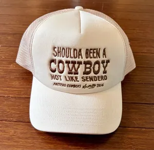 SENDERO PROVISIONS CO. Shoulda Been A Cowboy Trucker Hat adjustable embroidered thumbnail 1