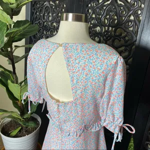 City Vibe Floral Print Baby Doll Dress thumbnail 4