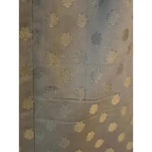 Judith Auburn Original Metallic Gold Polka Dot Pencil Skirt Pleated Hem Green M thumbnail 5