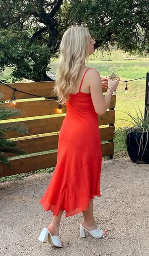 Aritzia Wilfred Red Dress thumbnail 1