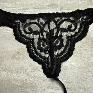 Vintage Victoria's Secret Gold Label Black Lace Garter Belt 90s‎ 80s Canada Made thumbnail 4