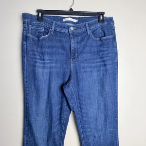 Levi Strauss Signature Jeans 18 Blue Plus Mid Rise Straight Leg Stretch Denim thumbnail 10