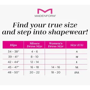 Maidenform Firm Tummy-Control Body Shaper Black Size L New With Tags thumbnail 4