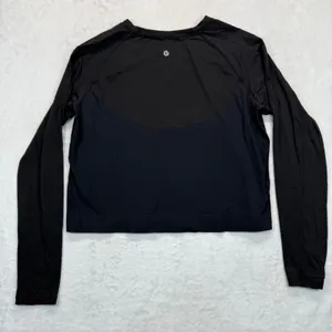 Lululemon Long Sleeve Top Athletic Training Running Black Size M‎ READ Size M thumbnail 4