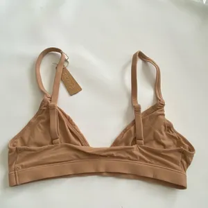 NWT SKIMS Fits Everybody Triangle Bralette‎ Ochre Size S thumbnail 5