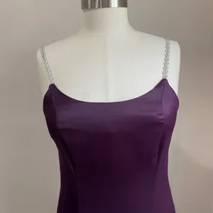 Cristin Stevens‎ Y2K Whimsigoth Jewel Tone Purple Maxi Mermaid Gown Size 9/10 thumbnail 6
