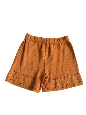 CURRENT AIR Orange Knit Shorts Size Medium NEW NWT thumbnail 2