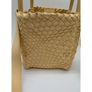 Anthropologie Hollace Mini Tote Woven Bucket Bag Womens Small thumbnail 12