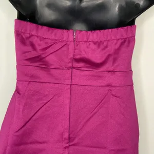 NEW Anthropologie‎ Lulumari Strapless Tie Bow Dress Women's Medium Retro Hoco thumbnail 4