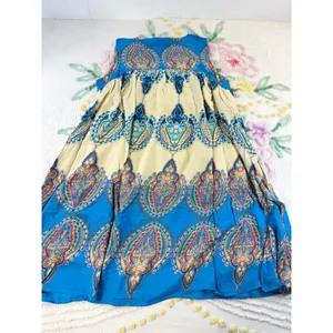 The Paragon Womens Blue Paisley Medallion Viscose Sleeveless Midi Dress Size M‎ thumbnail 2