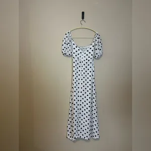 Faithfull the Brand‎ Charlize midi dress Polka Dot Size 2 thumbnail 2