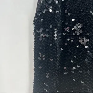 Guess Liu Velvet Sequin Stretch Black Lace Slip Mini Dress NWT‎ Size XS thumbnail 4