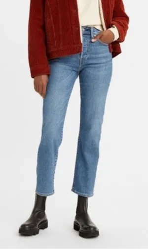 NWT Levi's Women's Wedgie‎ Straight HighRise Stretch Jeans Size 32 x 28 thumbnail 1