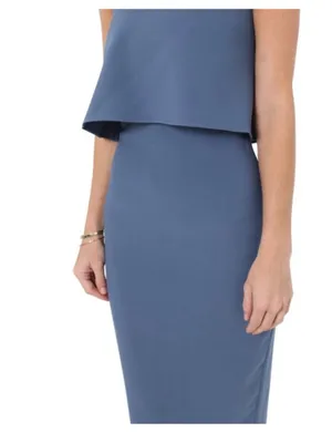 Likely Driggs Slate Blue Midi Dress size 2 thumbnail 2