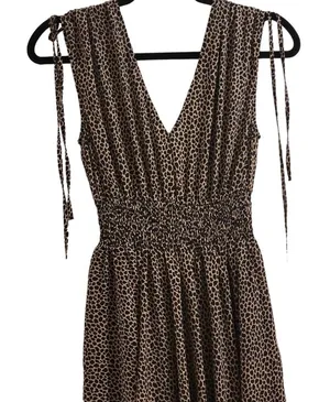 Banana Republic Women's Midi Dress animal print size 0 thumbnail 9