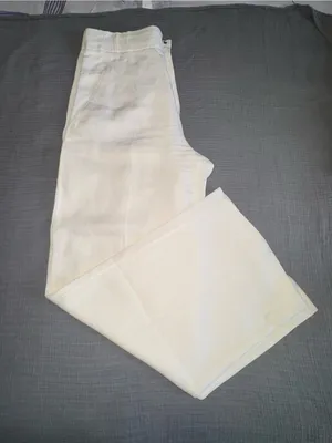 Zara Wide-Leg White Pants thumbnail 1