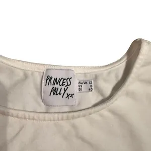 Princess Polly Size 8 Baby Tee Shirt Growing Plants‎ Graphic Kelly Green Herb thumbnail 3