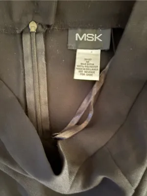 MSK Wide-Leg Black Palazzo Pants thumbnail 3