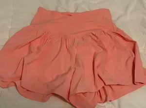 Offline by aerie coral shorts thumbnail 1
