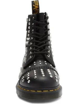 Dr. Martens 1460 Black Atlas Studded Zip Boots Women’s 7 UK 5 NWOB thumbnail 3