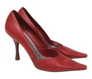 Vintage Y2K BCBGirls Red Pointed Toe Pumps thumbnail 1